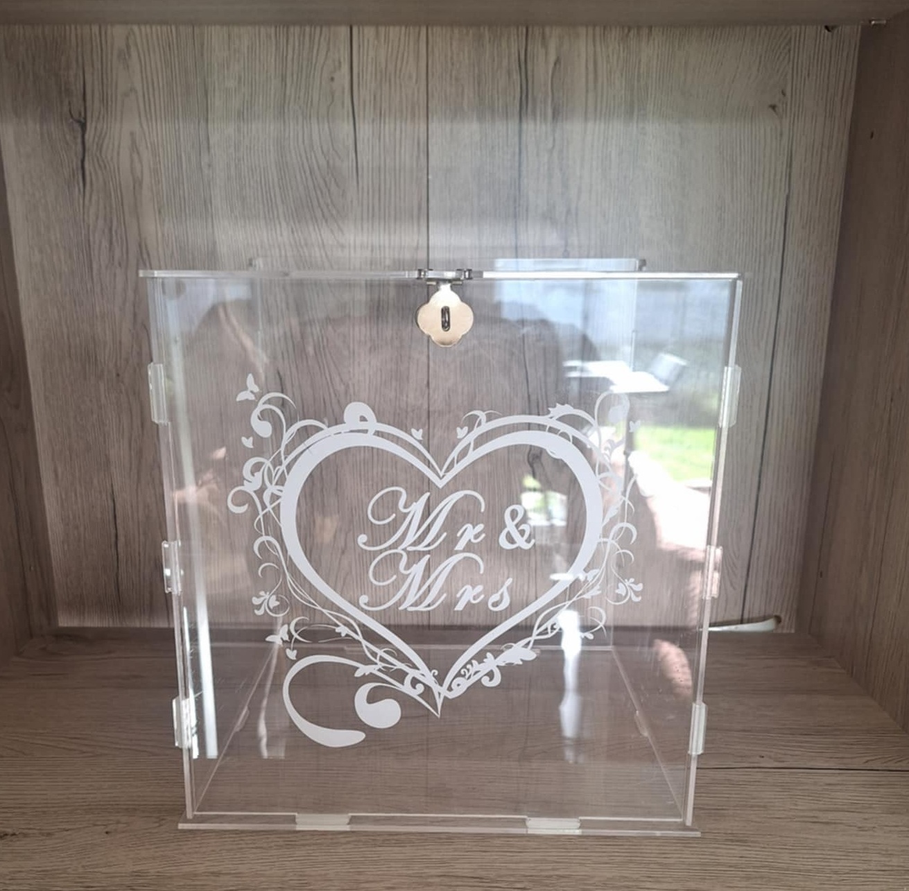 Urne transparente mr mme